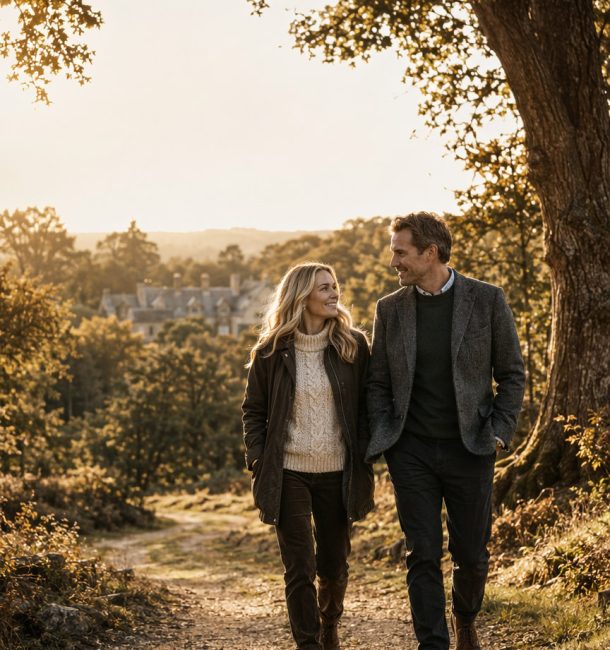 High networth health insurance outdoor walking